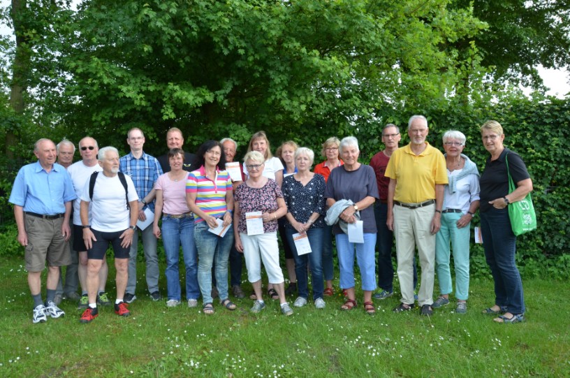 die Gruppe der Sportler, die das Sportabzeichen 2018 erreichten